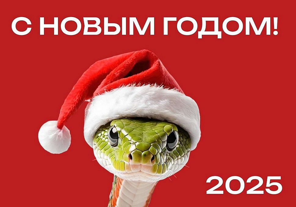 С Новым 2025 Годом! График работы в праздники.